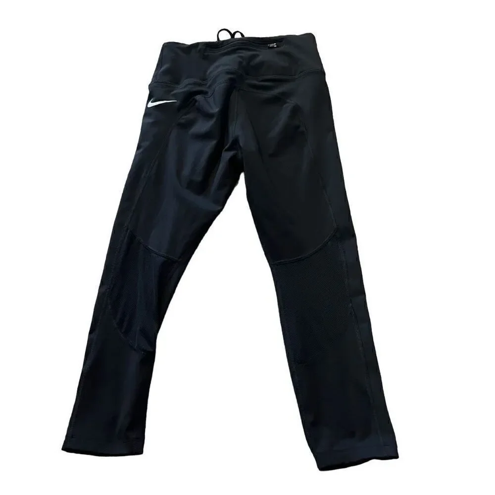 Nike cropped black leggings size small